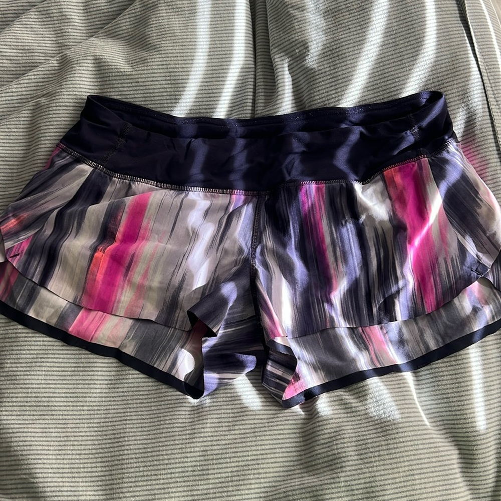 Lululemon lined shorts. Good used condition. Unmarked. Size 8.